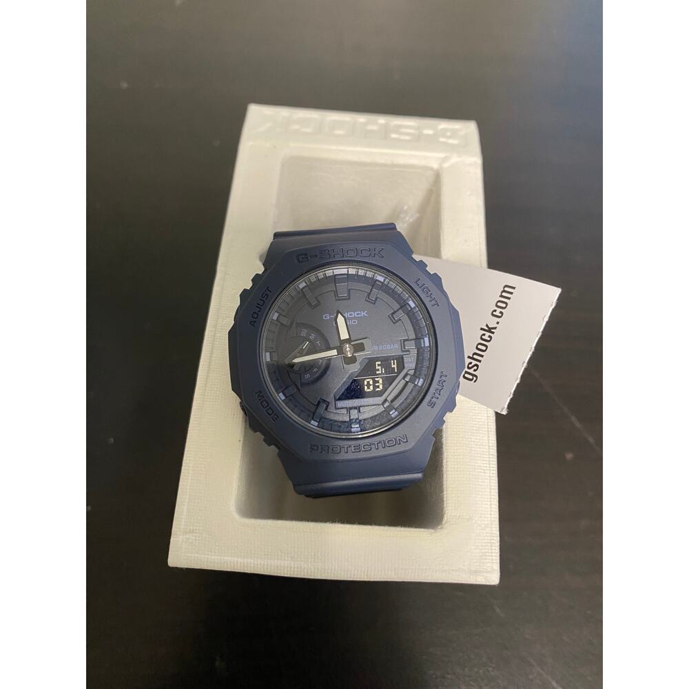 G-Shock GMAS2100- 1A Analog/Digital- 42 inch - Navy Watch-NEW
